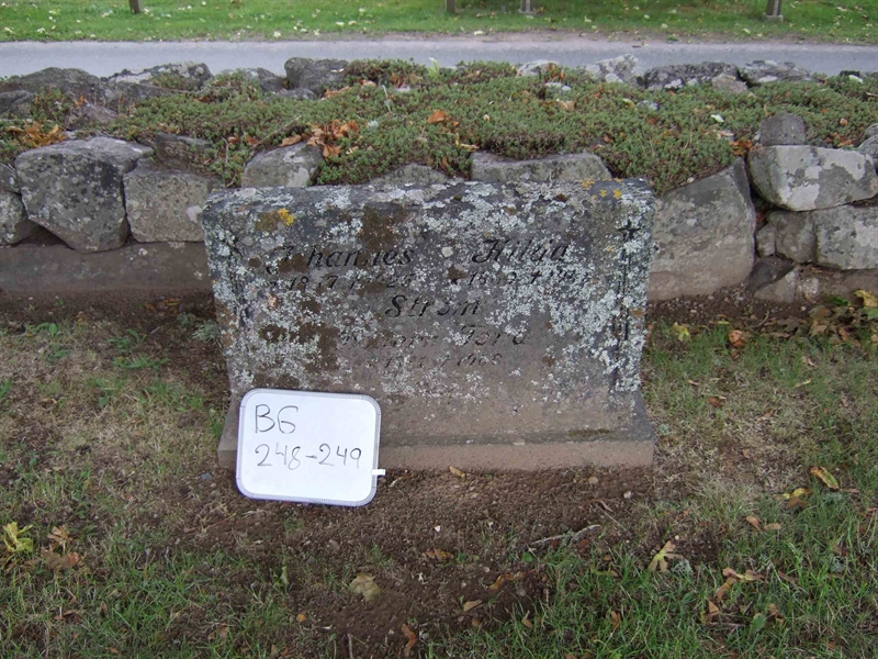 Grave number: B G B    46-47