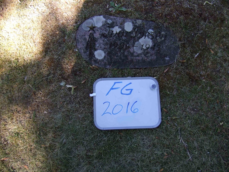 Grave number: F G B   272