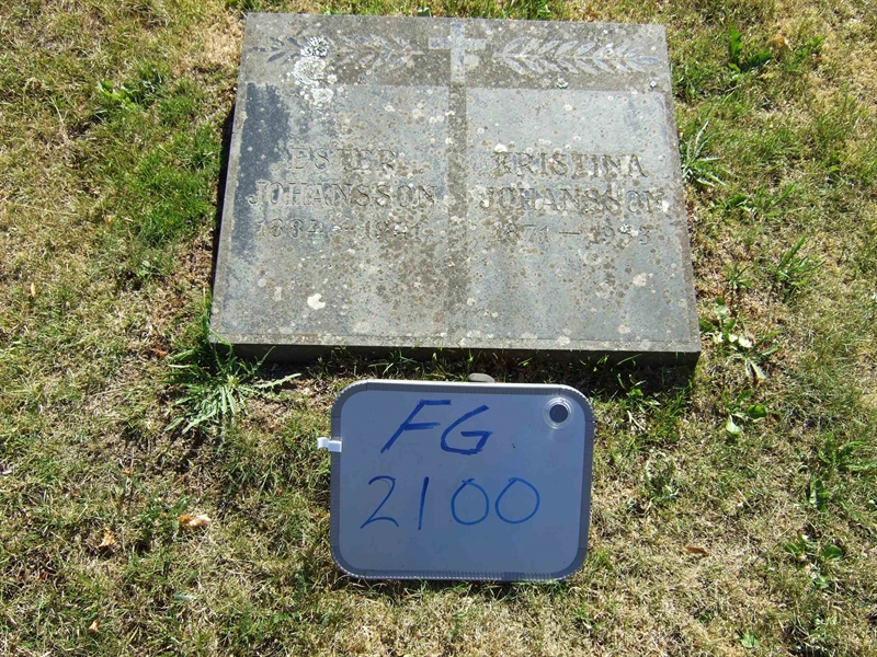 Grave number: F G B   160-161