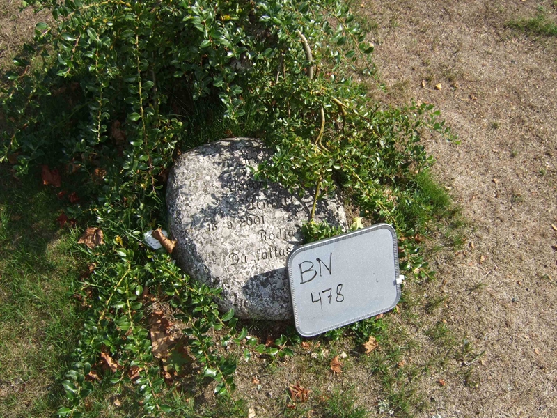 Grave number: B N F   105