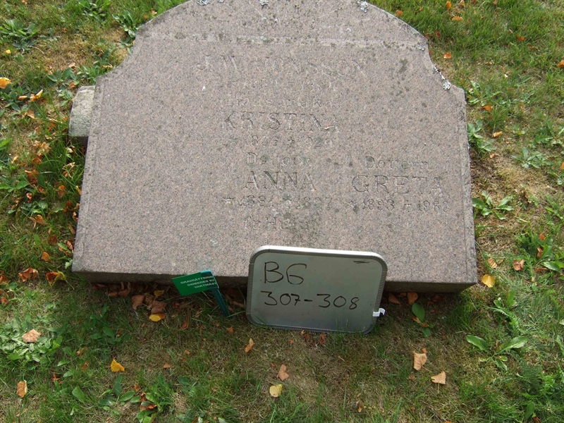 Grave number: B G C   128-129