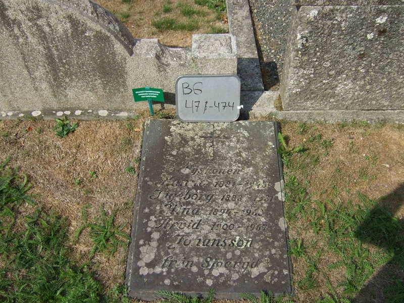 Grave number: B G D    75-78