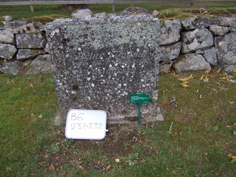 Grave number: B G B    29-30
