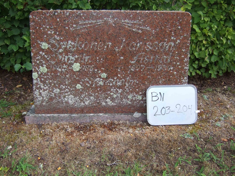 Grave number: B N C    21-22