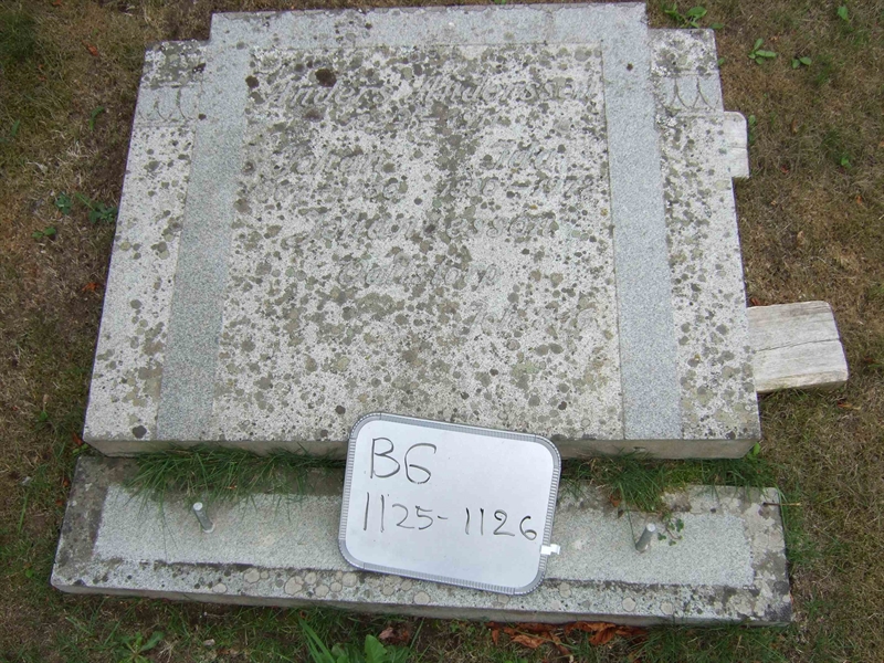 Grave number: B G A   127-128