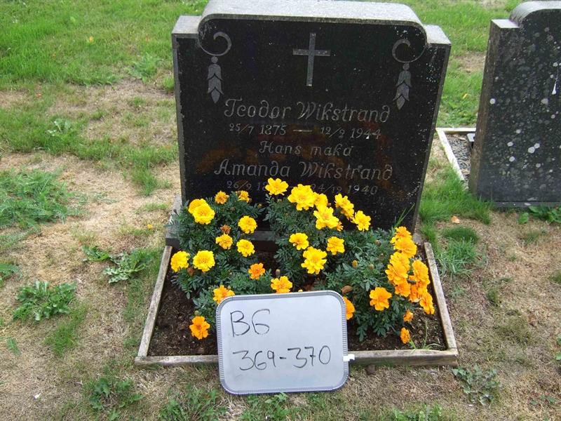 Gravnummer: B G C    62-63