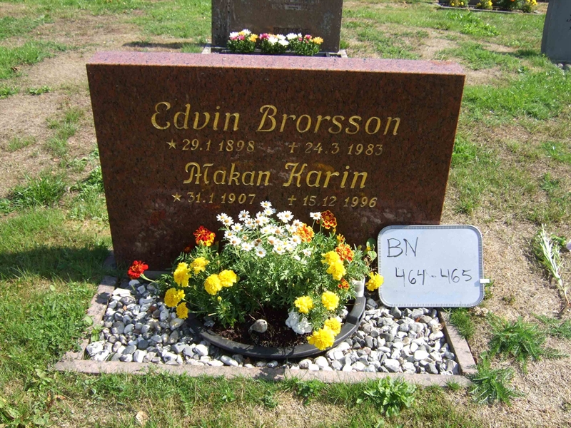 Gravnummer: B N F    99-100