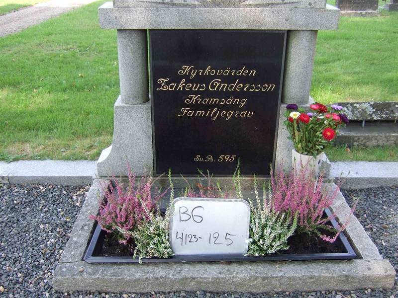 Gravnummer: B G D   134-136