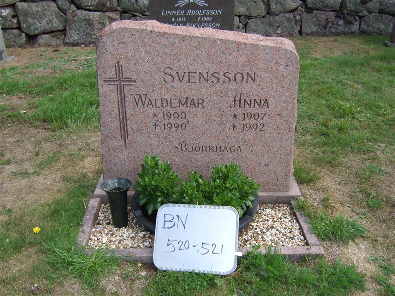 Gravnummer: B N F    38-39