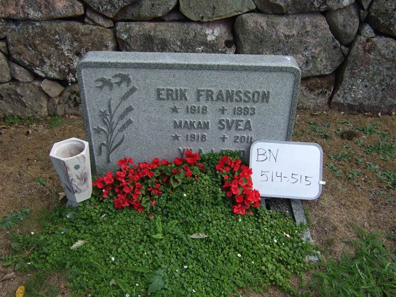 Grave number: B N F 1-2