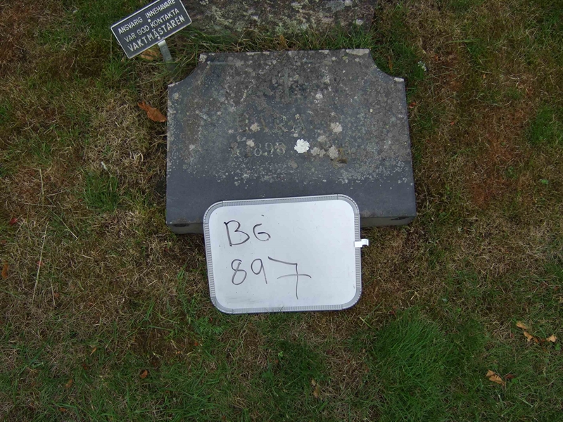 Grave number: B G FAL    33