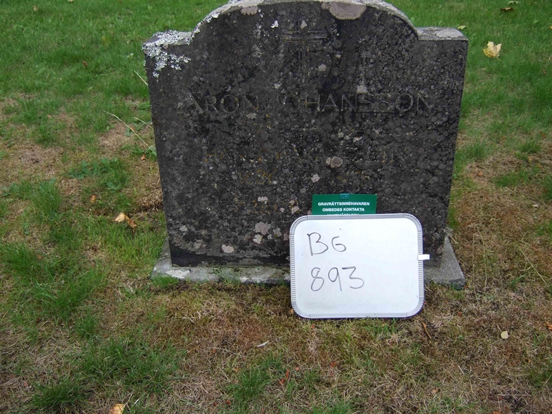 Grave number: B G FAL    30