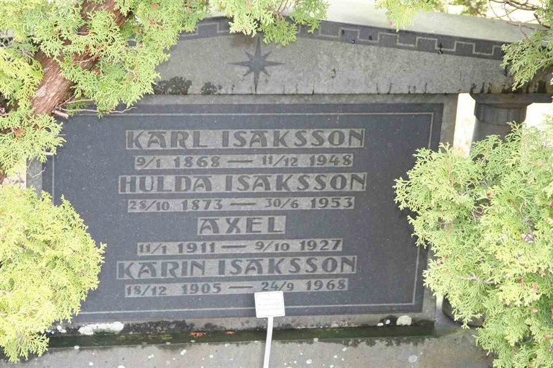 Grave number: A J   155-158