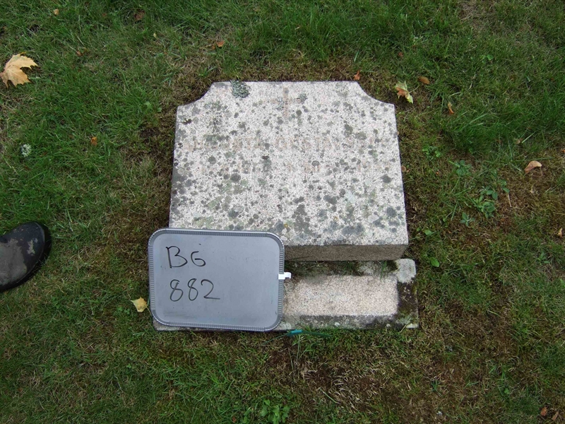 Grave number: B G FAL    42