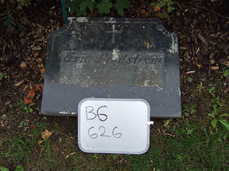 Grave number: B G EAL     5
