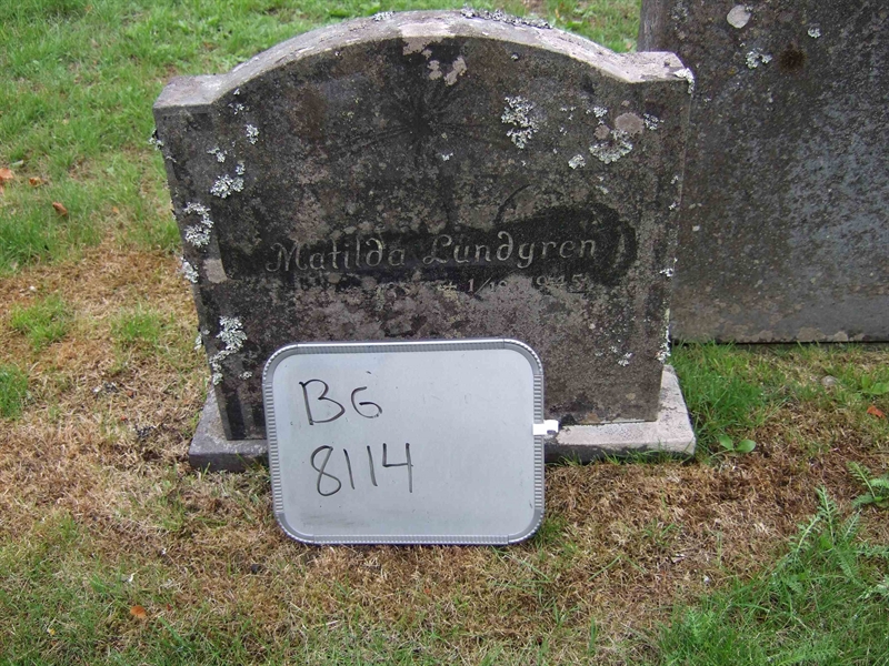 Grave number: B G FAL    14