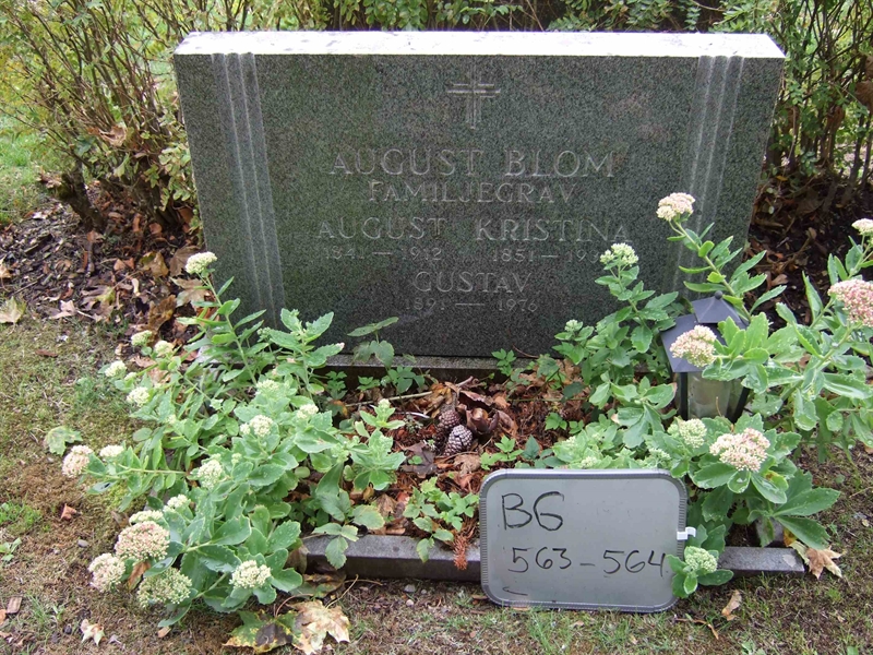 Grave number: B G E    81-82