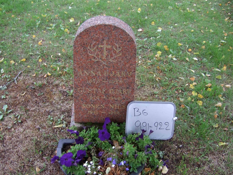 Grave number: B G G    87-88
