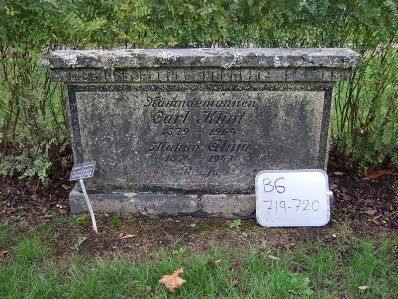 Grave number: B G F    19-20