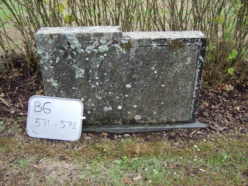 Grave number: B G E    57-58