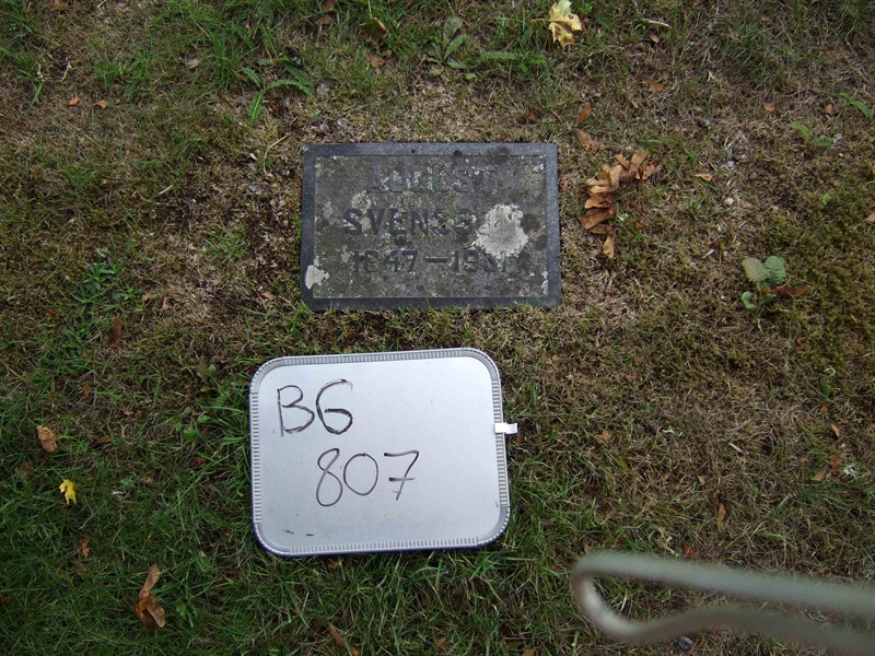 Grave number: B G FAL   113