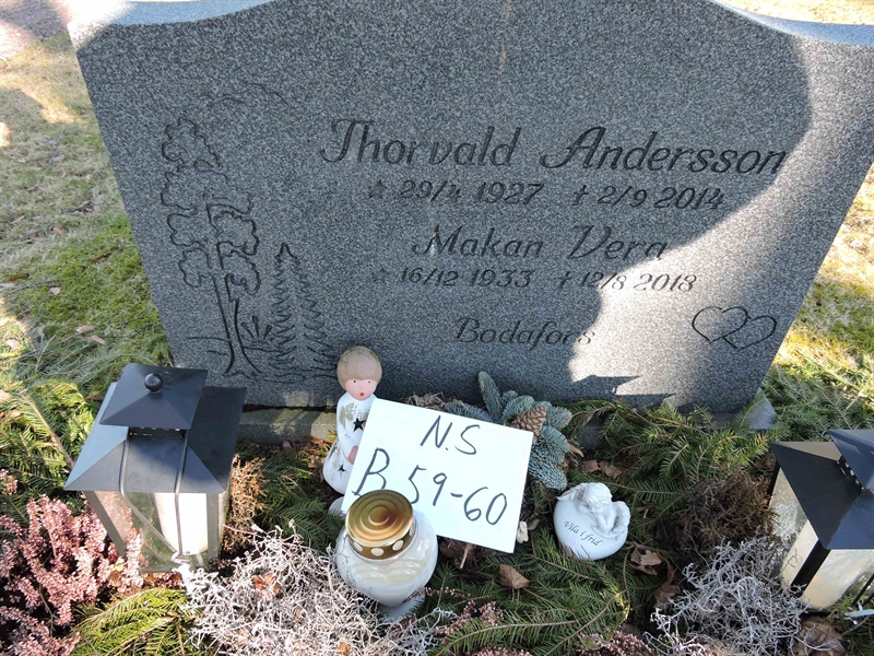 Gravnummer: NS B    59-60