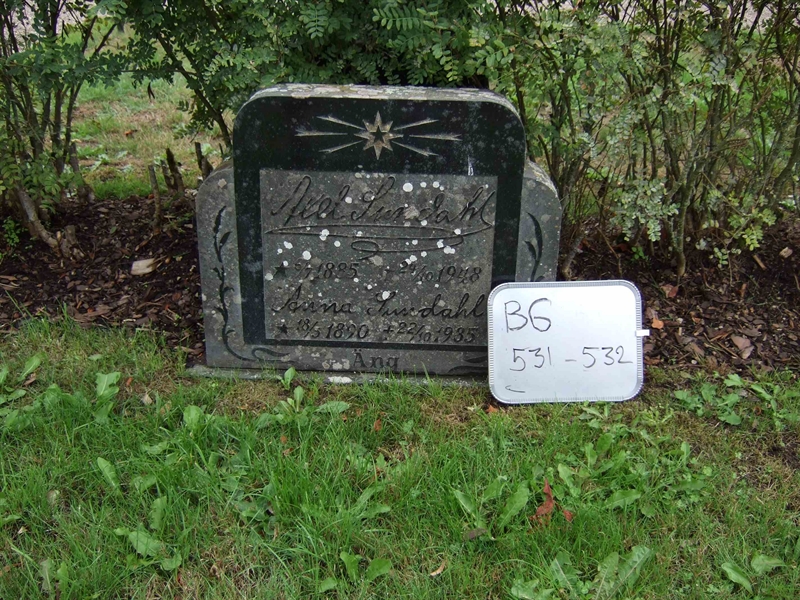 Grave number: B G E    17-18