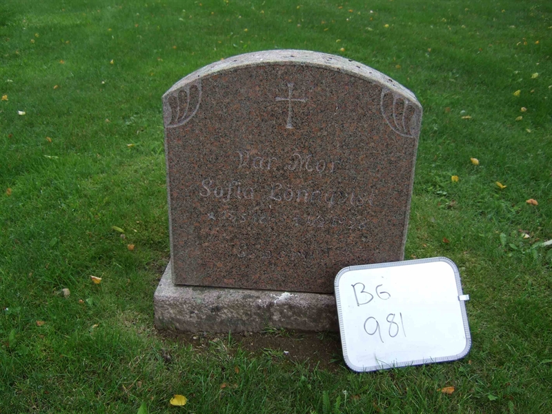 Grave number: B G G    79