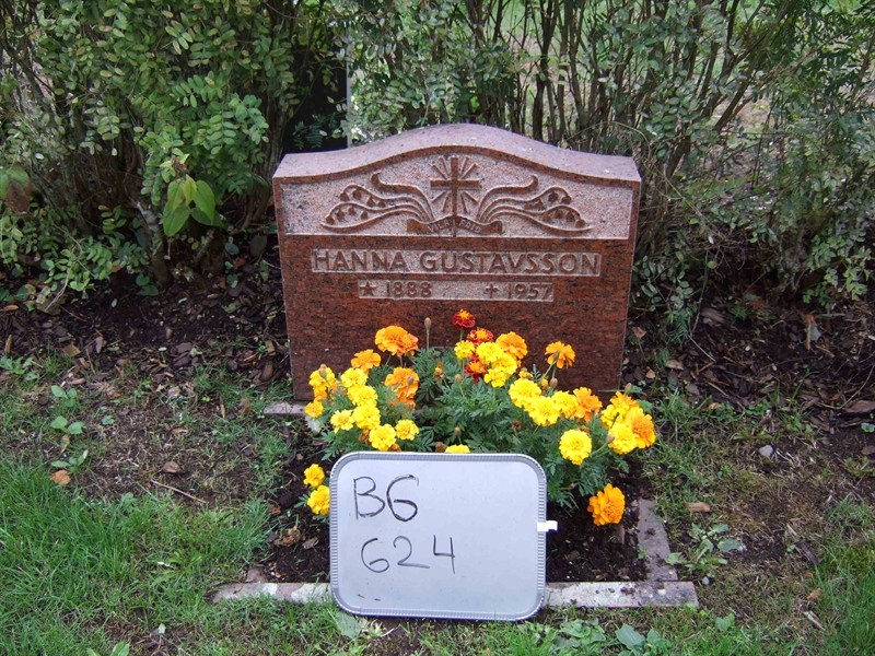 Grave number: B G EAL     3