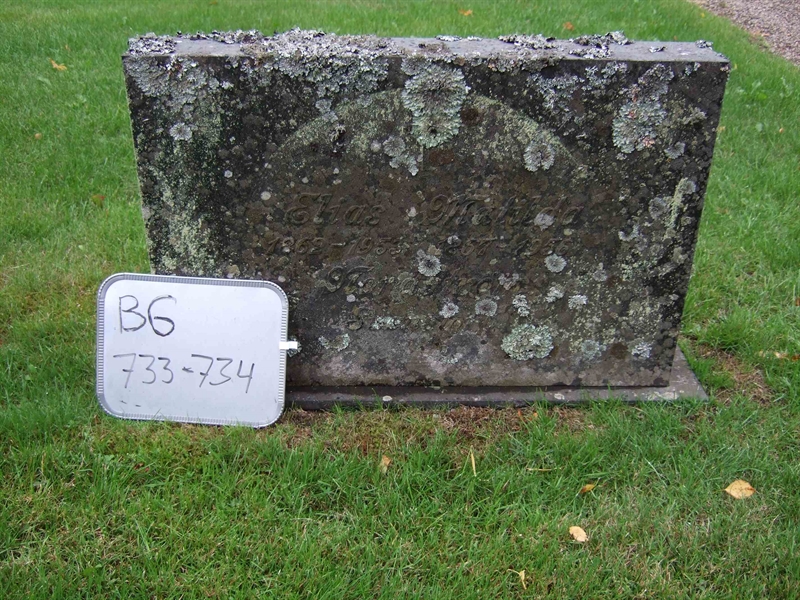 Gravnummer: B G F 47-48