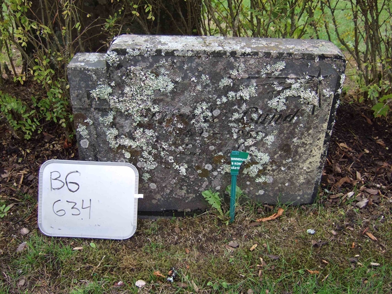 Grave number: B G EAL    13