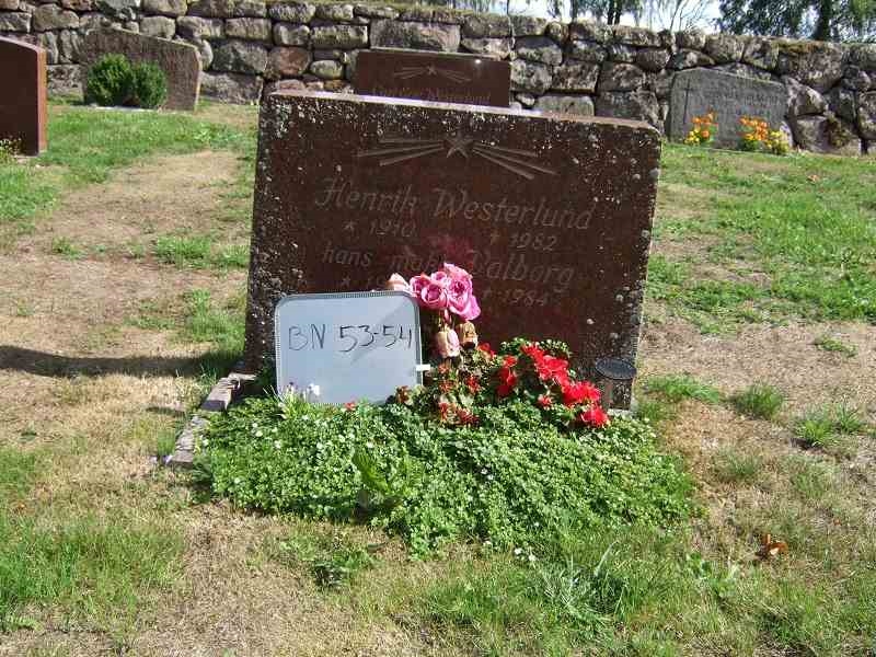 Grave number: B N F 95-96