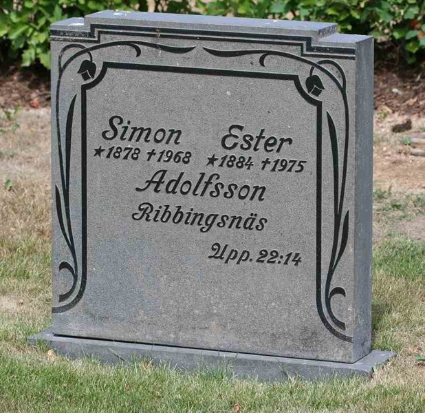 Grave number: B N A    33-34