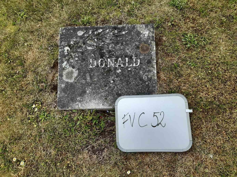 Grave number: F V C    52