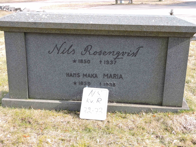 Hautatunnus: NS R 72-73