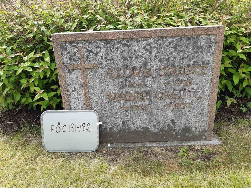 Grave number: F Ö C   181-182