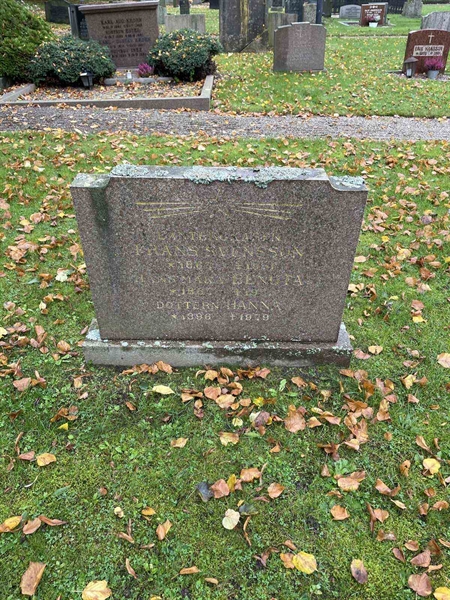 Grave number: ÖV B    62