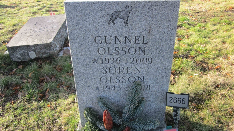 Grave number: KG G  2666