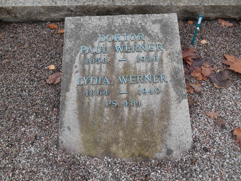 Grave number: Vitt G13   314, 315