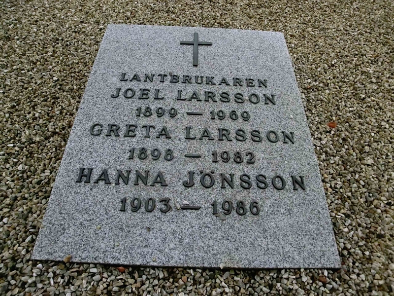 Grave number: ÖT VÄST    087