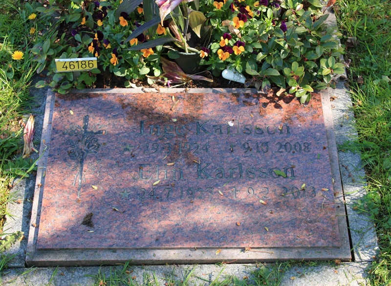 Grave number: Ö 46   186