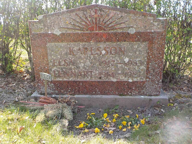 Grave number: 1 B    54-55