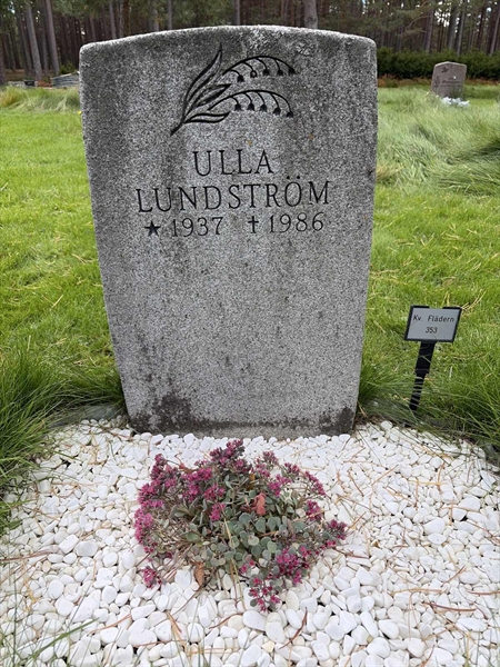 Grave number: 2 F   353