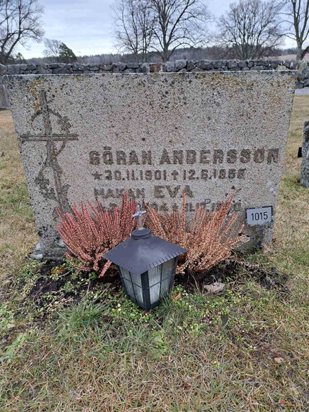 Grave number: KG A  1015, 1016
