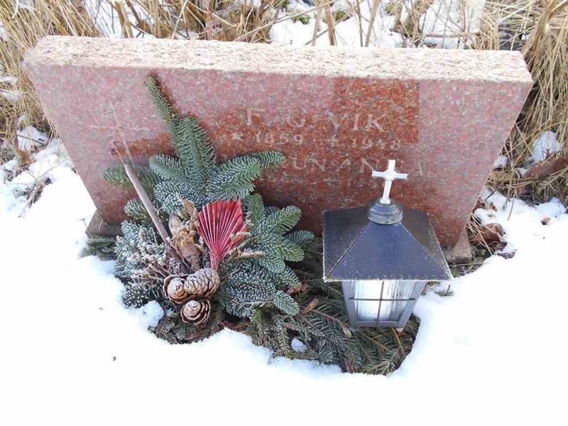 Grave number: FÄ 016    17A-B