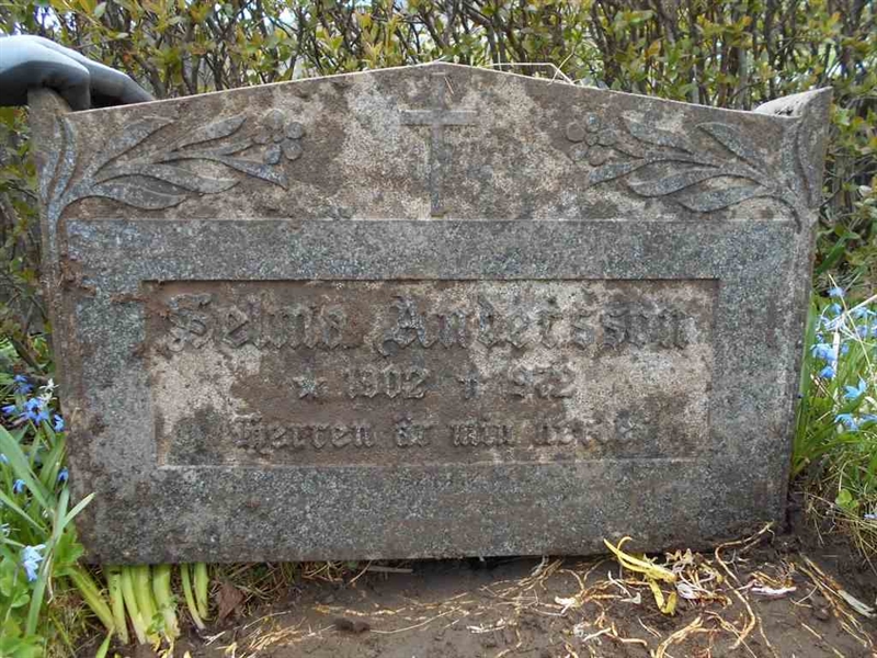 Grave number: FÄ 020     2E