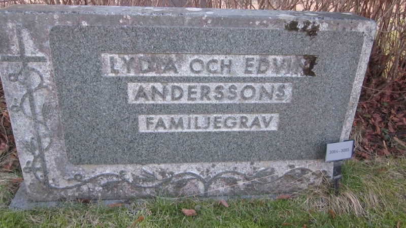 Grave number: KG H  3064, 3065