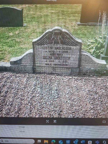 Gravnummer: Od D   166 A-B