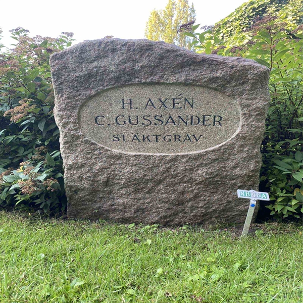 Grave number: 1 NB    46A