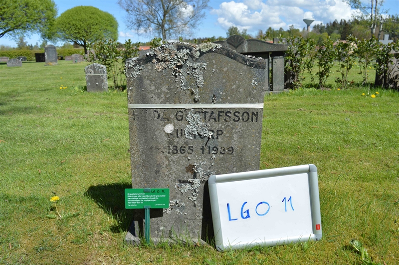 Grave number: LG O    11